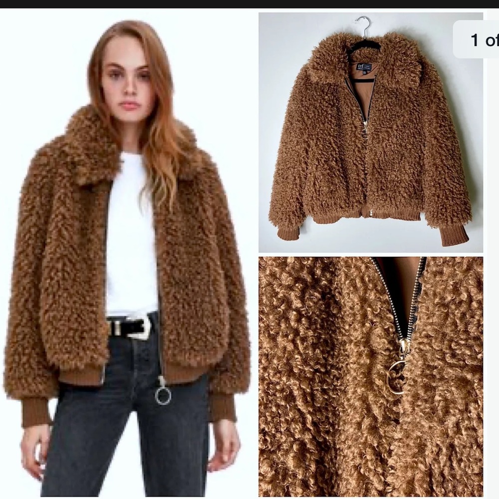 Zara short Teddy coat